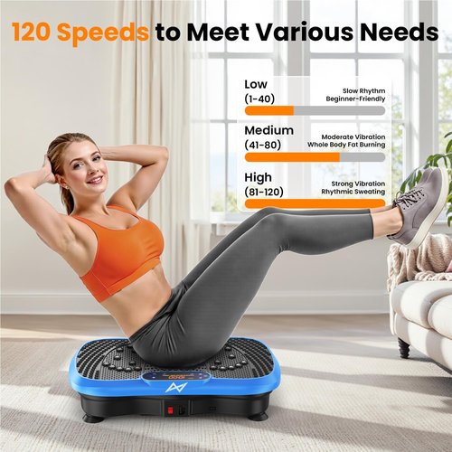AXV Vibration Plate - Full Body Shaker Exercise Machine for Weight Loss | Home & Gym Use