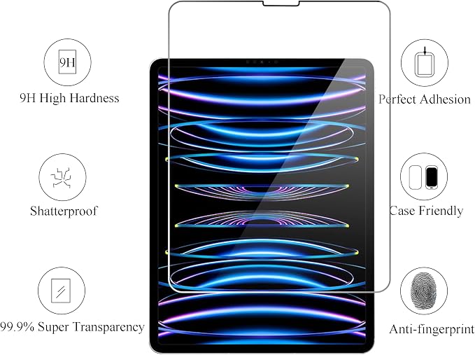 Ailun Screen Protector for iPad Pro 11 inch 2022/2021/2020 2 Pack + 2 Pack