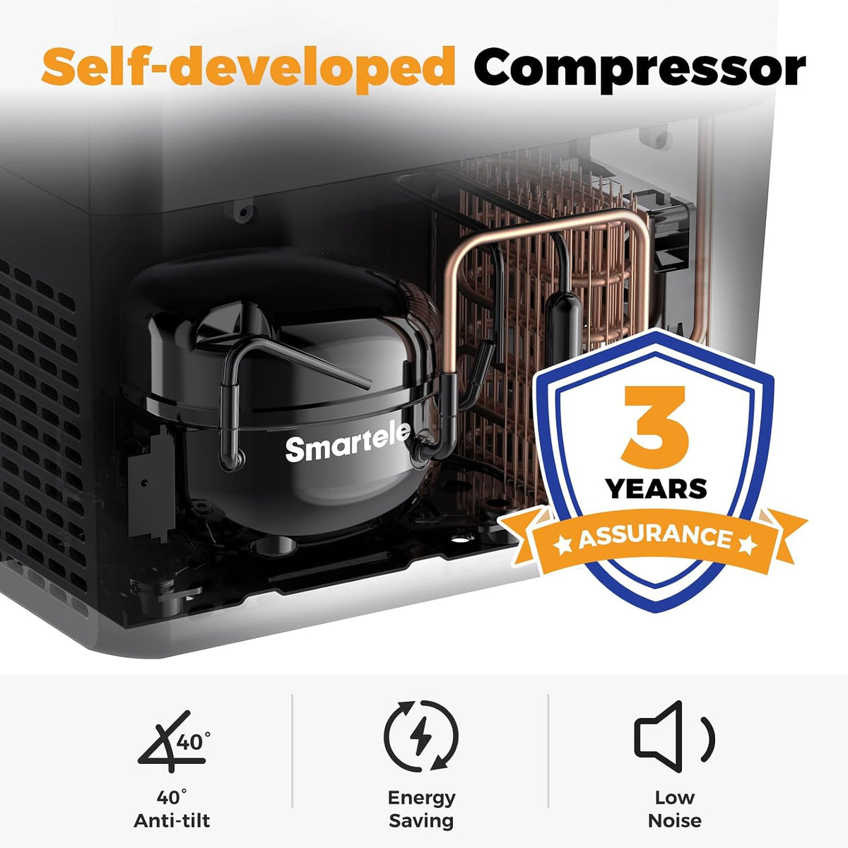 Setpower 12V Refrigerator 21 Quart Portable Freezer 50 Hours Keep Cool,Electric Cooler for Vehicles Car Refrigerator for Car Camping Truck Van RV SUV Road Trip Travel (3-year warranty)