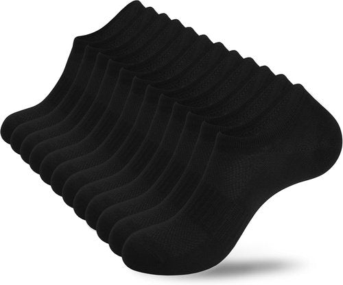 ATBITER No Show Socks - Women's Non-Slip Low Cut Invisible Liner | 6 Pairs in Classic Colors