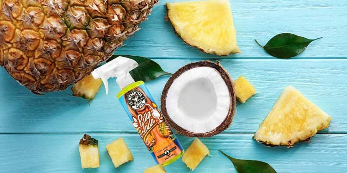 Chemical Guys AIR22916 Pina Colada Air Freshener and Odor Eliminator, (Great for Cars, Trucks, SUVs, RVs, Home, Office, Dorm Room & More) 16 fl oz