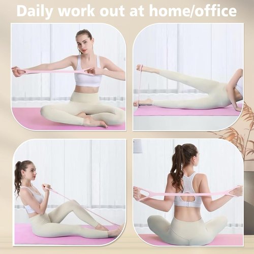Figure 8 Fitness Resistance Band - Versatile Arm & Back Training Elastic Ropes for Yoga & Pilates