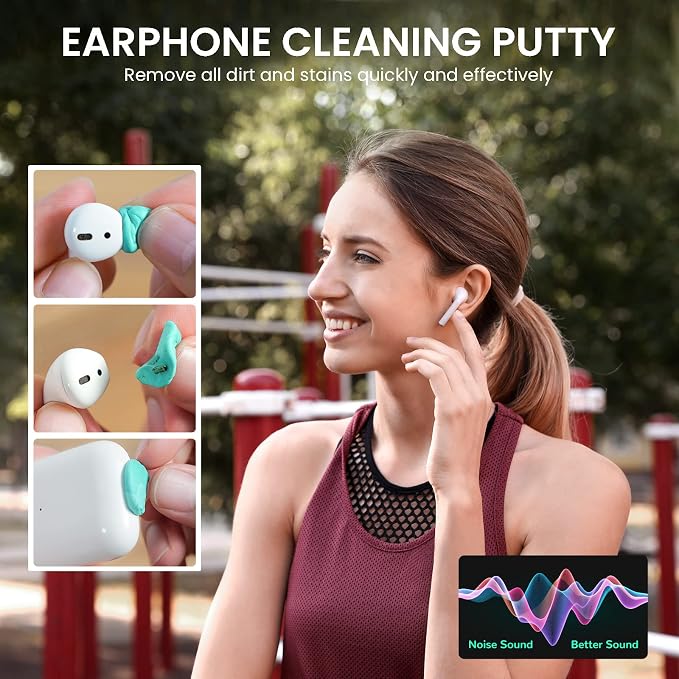 MUIIGOOD Airpods Cleaner Kit 221 Pcs Earbud Cleaning Putty Remove Ear Wax Phone