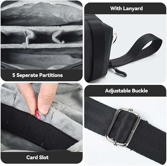 UTEBIT Carrying Bag for DJI Osmo Pocket 3, Portable Storage Carry Case Large