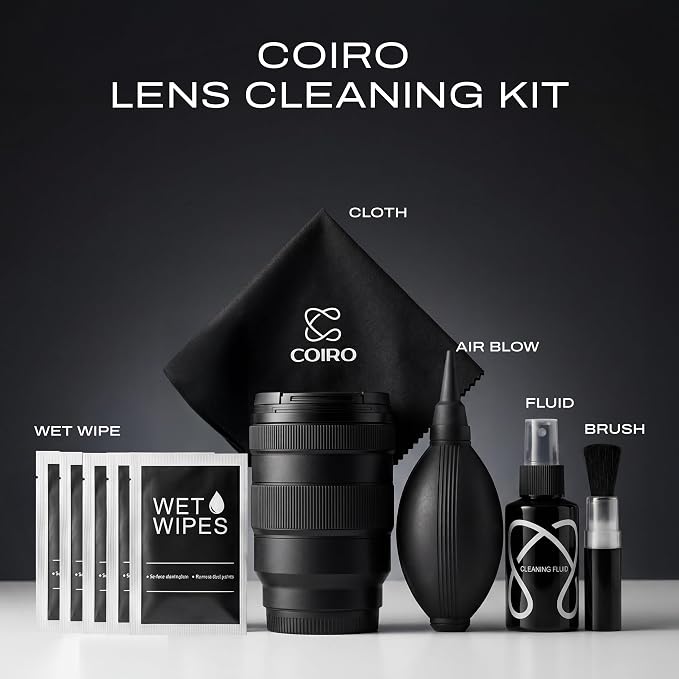 С Coiro Camera Lens Cleaning Kit – Camera Air Blower, Lens Cleaner Spray 100ml