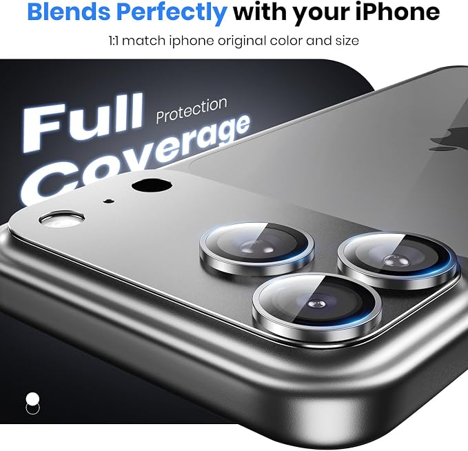 Hoerrye for iPhone 17 Pro Camera Lens Protector