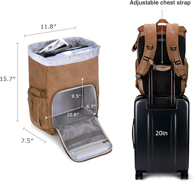 BAGSMART Camera Backpack, DSLR Camera Bag Backpacks