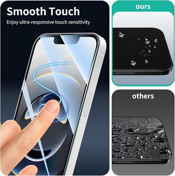 3+3+1-Pack, Screen Protector and Camera Lens Protector