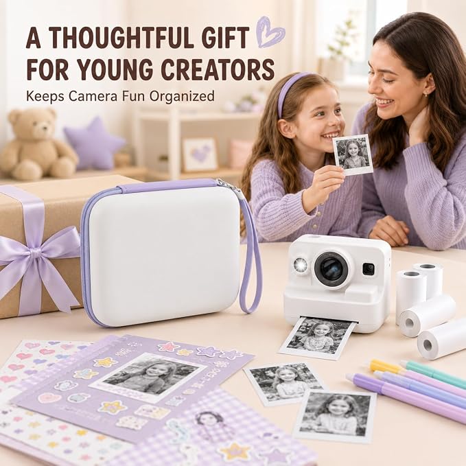 kids Instant Print Camera Case Compatible