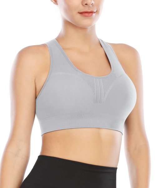 Heathyoga High Impact Sports Bras for Women High Support Padded Sports Bra Pack Racerback Bras for Women Workout Bra Sets