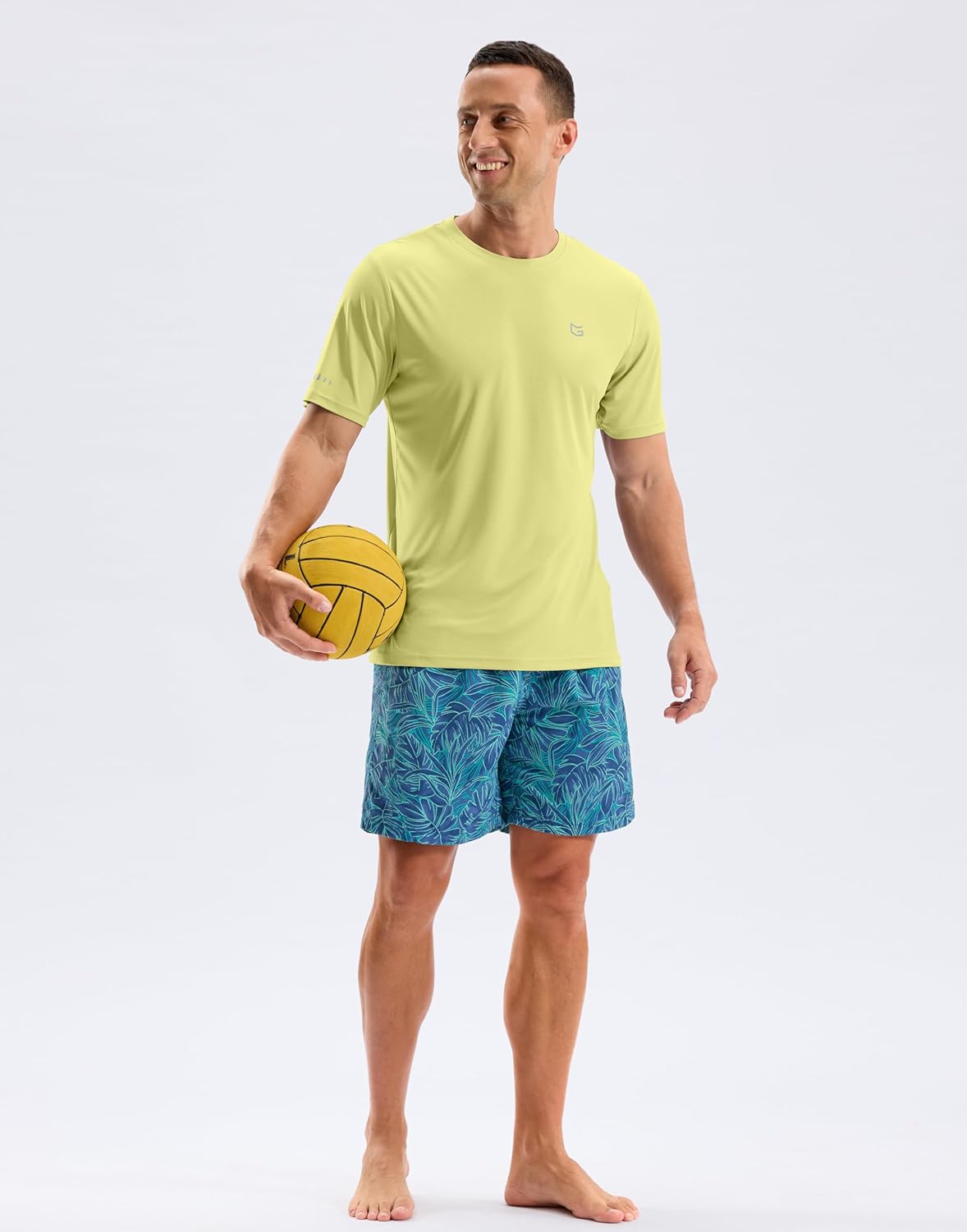 Skiennix Men's Breathable UPF 50+ Workout T-Shirt - Lightweight Cooling Tee for Running & Hiking