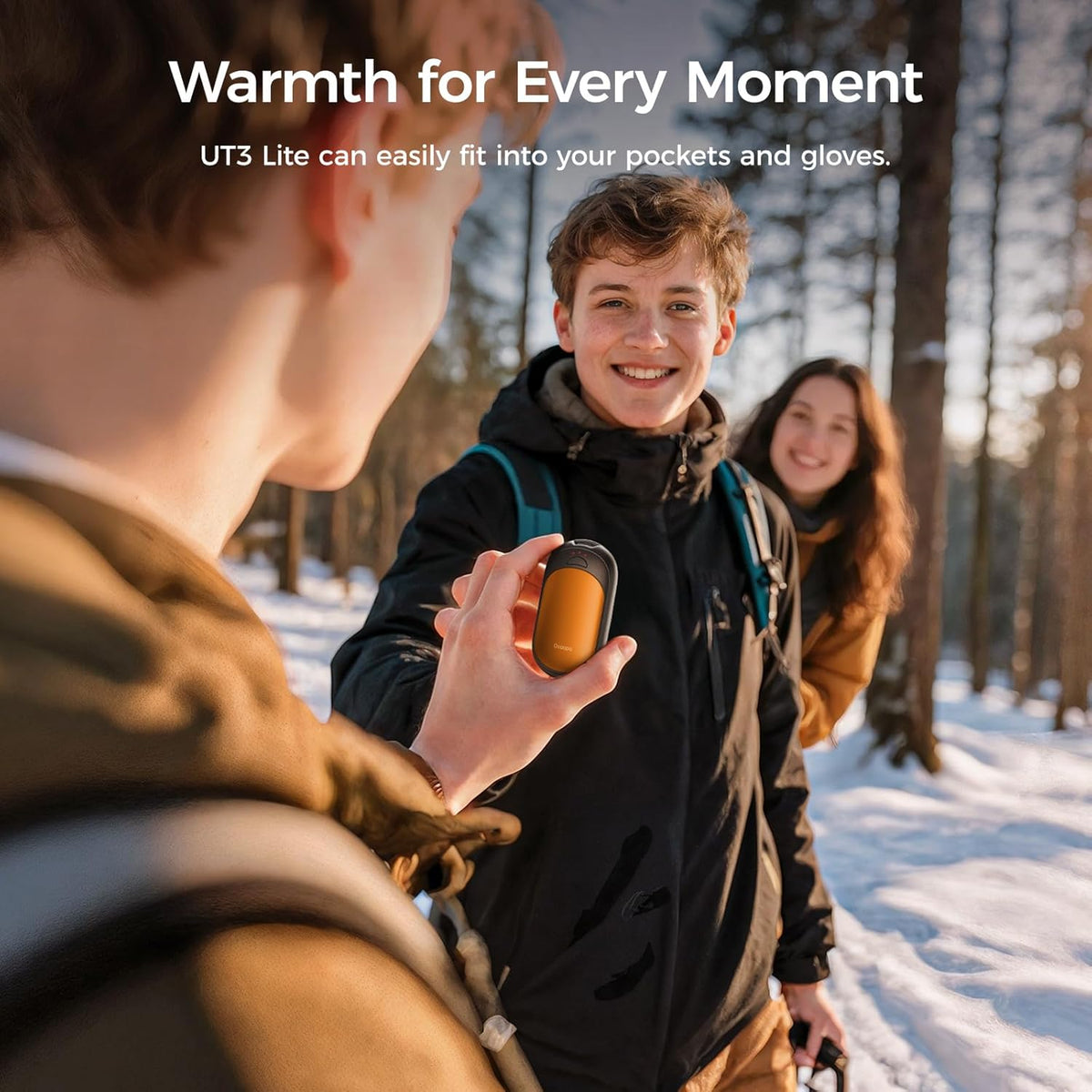 OCOOPA Rechargeable Magnetic Hand Warmers - 2 Pack with 3 Heat Settings, Pocket-Sized, Lasts Up to 8 Hours | Ideal for Outdoor Activities and Gifts