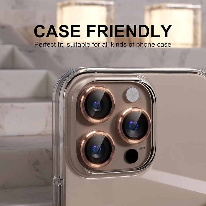 Choiche Compatible for iPhone 16 Pro/iPhone 16 Pro Max Camera Lens Protector