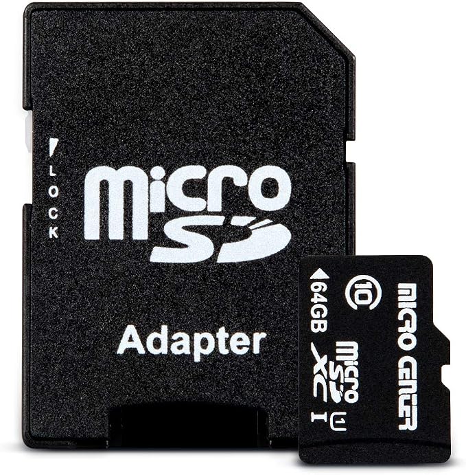 INLAND Micro Center 64GB Class 10 MicroSDXC Flash Memory Card