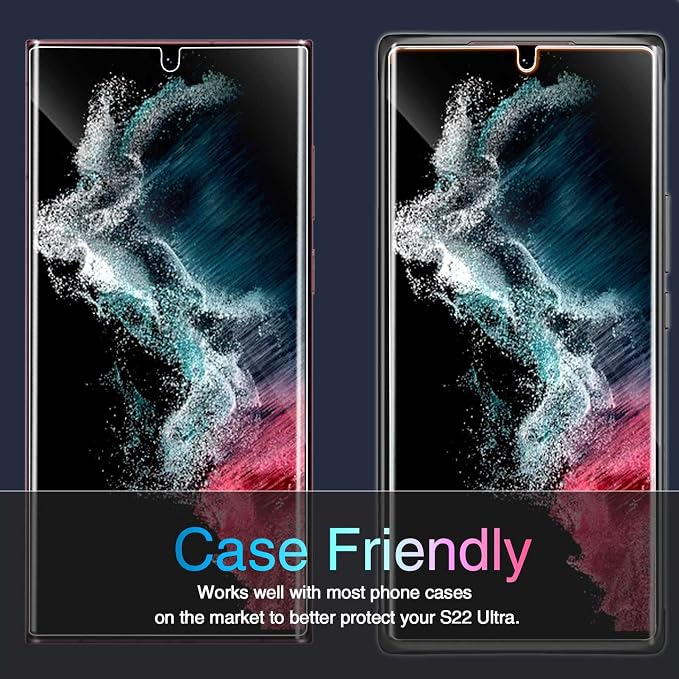 IMBZBK for Samsung Galaxy S22 Ultra 5G Screen Protector, 3 Flexible TPU Film