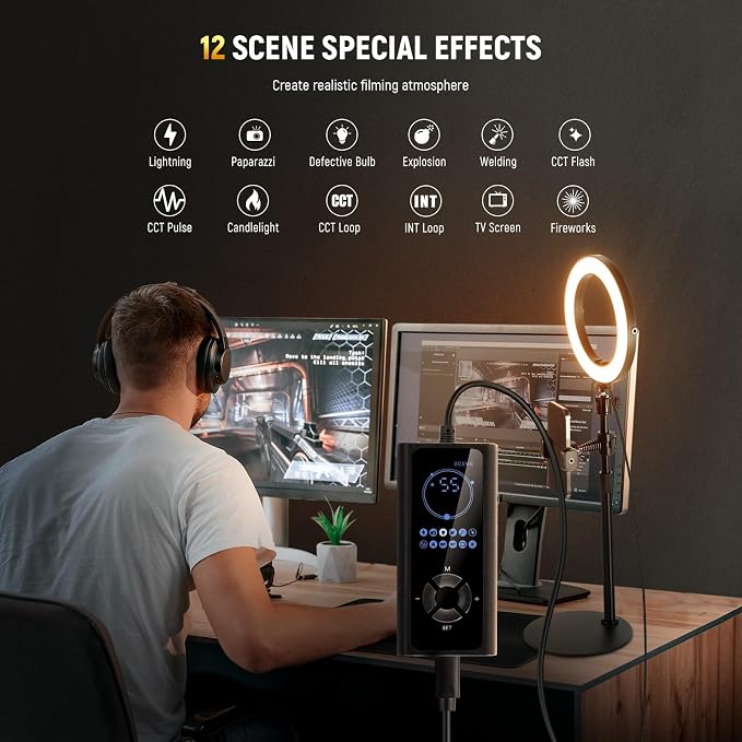 NEEWER 12" 24W High Power Desk Ring Light