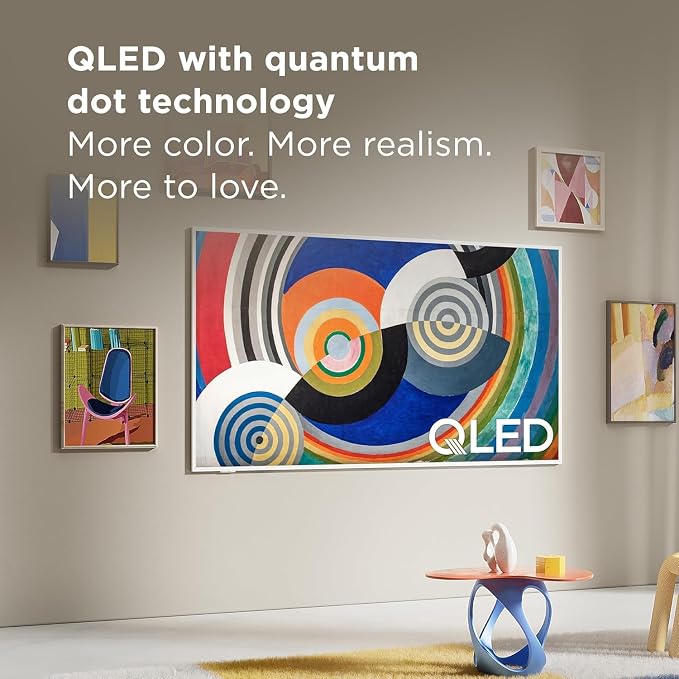 TCL 55" Class QLED 4K Smart NXTVISION TV with Google TV (55A300W, 2024 Model) Dolby Vision HDR & Dolby Atmos, Google Assistant with Voice Remote, Streaming TV (Renewed)