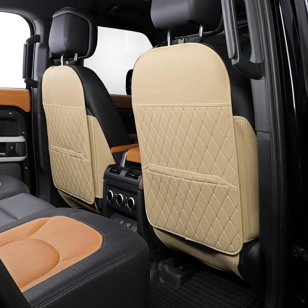 TAIKOO Seat Back Protector,Shields Seat Backs from Kicks and Adds Storage