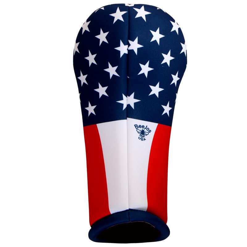 Trump Golf Driver Headcover – Funny MAGA “HUUUGE Drive” USA Patriotic Club Cover – Thick Foam Protection – Easy On/Off – Great Golf Gift by BeeJos