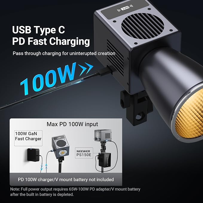 NEEWER 60W Mini LED Video Light