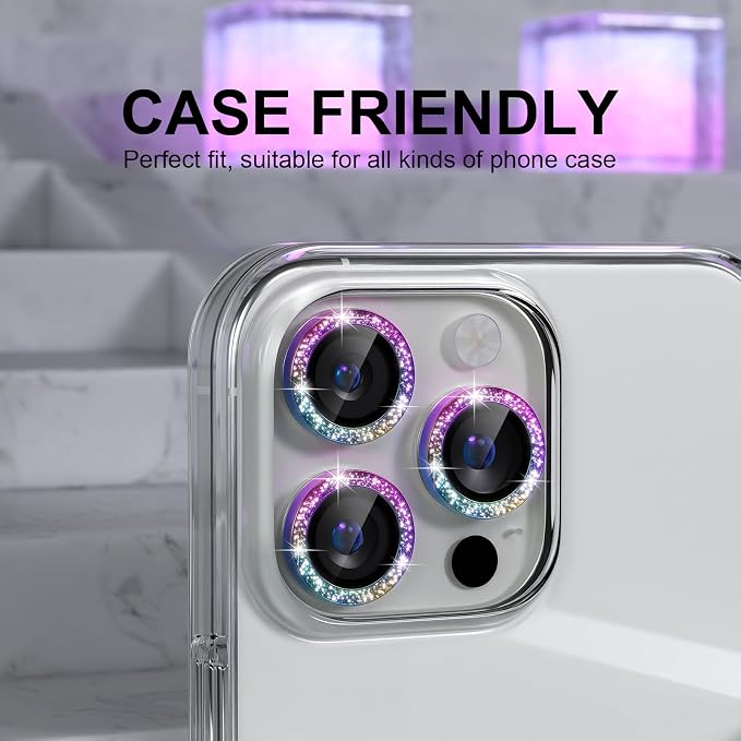 Choiche Compatible for iPhone 16 Pro/iPhone 16 Pro Max Camera Lens Protector