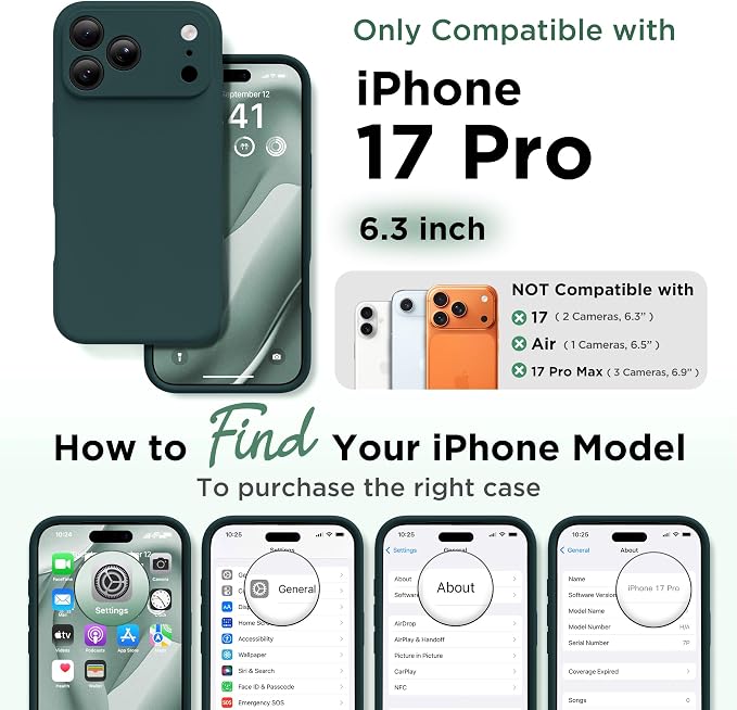 GolbinBox Magnetic for iPhone 17 Pro Case, Compatible