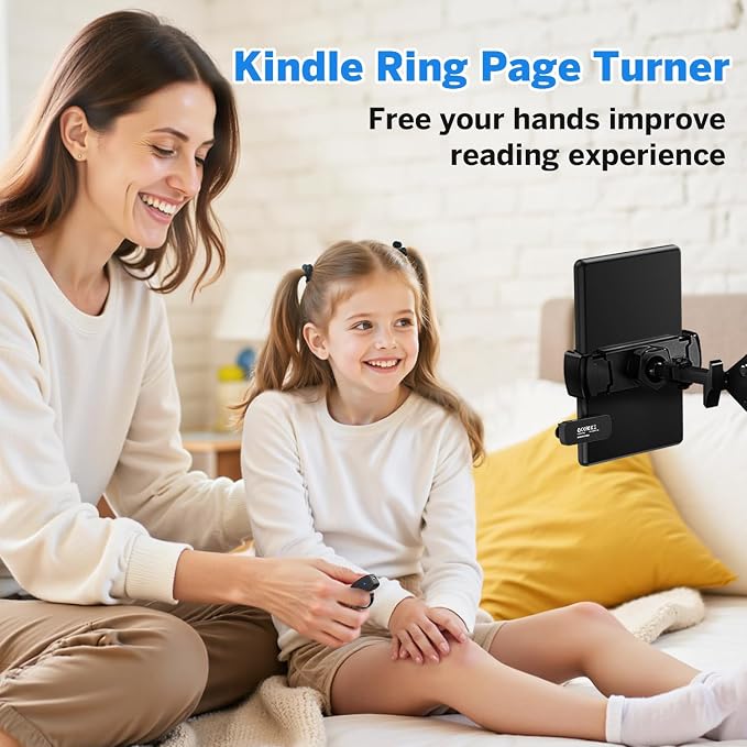 Page Turner Ring for Kindle, Remote Control for iPhone iPad Android Tablets