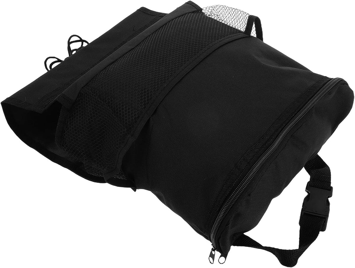 Car Seat Back Organizer with Insulated Reusable Ice Bag, Hanging Storage Pouch for Snacks and Travel Essentials, Multipocket Car Trunk Organizer for Road Trips and Family Travel