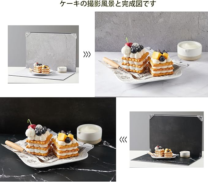 BYSTONE Small Size Photography Backdrops Kit:8Pcs 16 Patterns Small Product