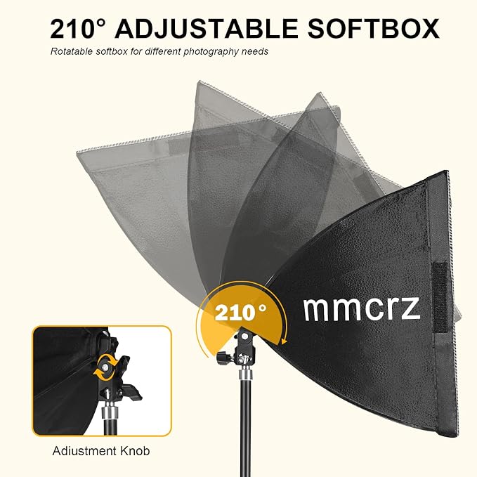 Professional Softbox Lighting Kit, Continuous Lighting