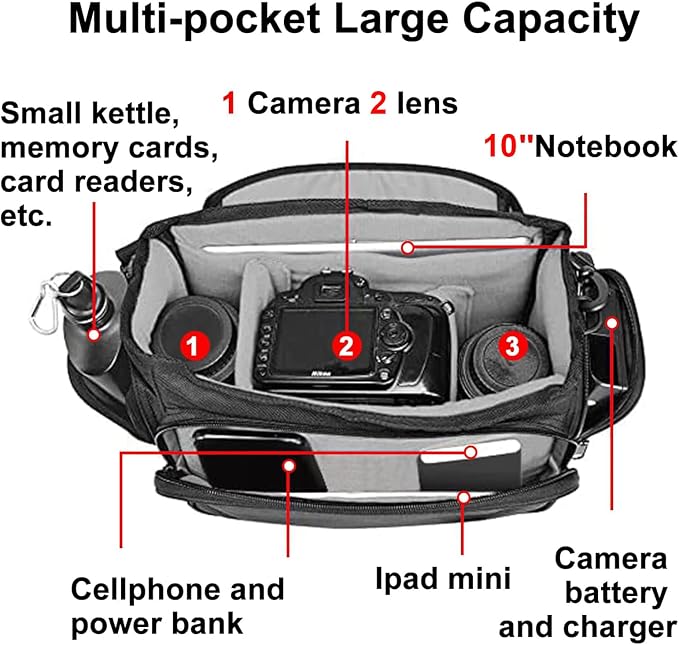 CADeN Camera Bag Case Shoulder Messenger Bag
