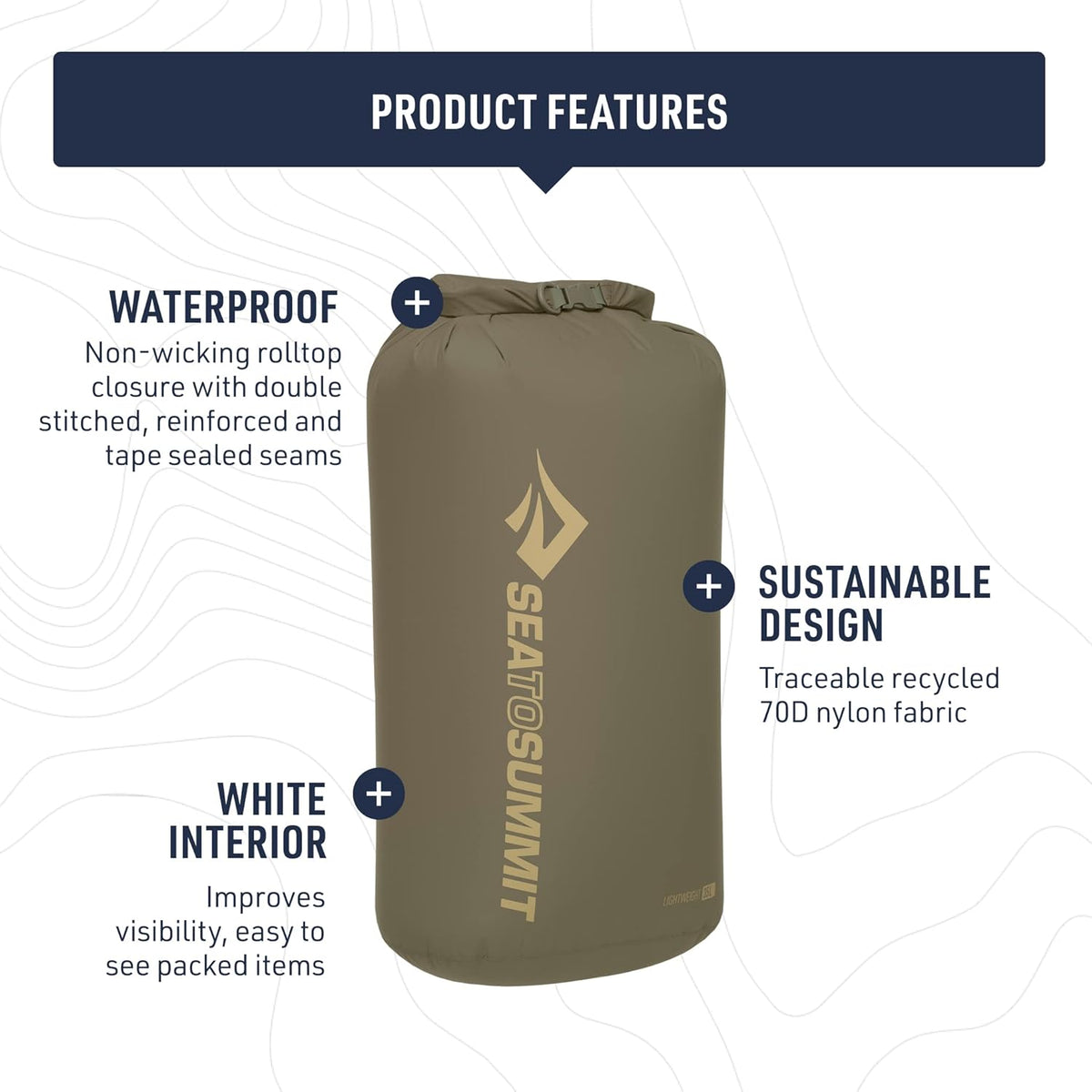 Sea to Summit Lightweight Dry Bag - Versatile Waterproof Storage for Outdoor Adventures
