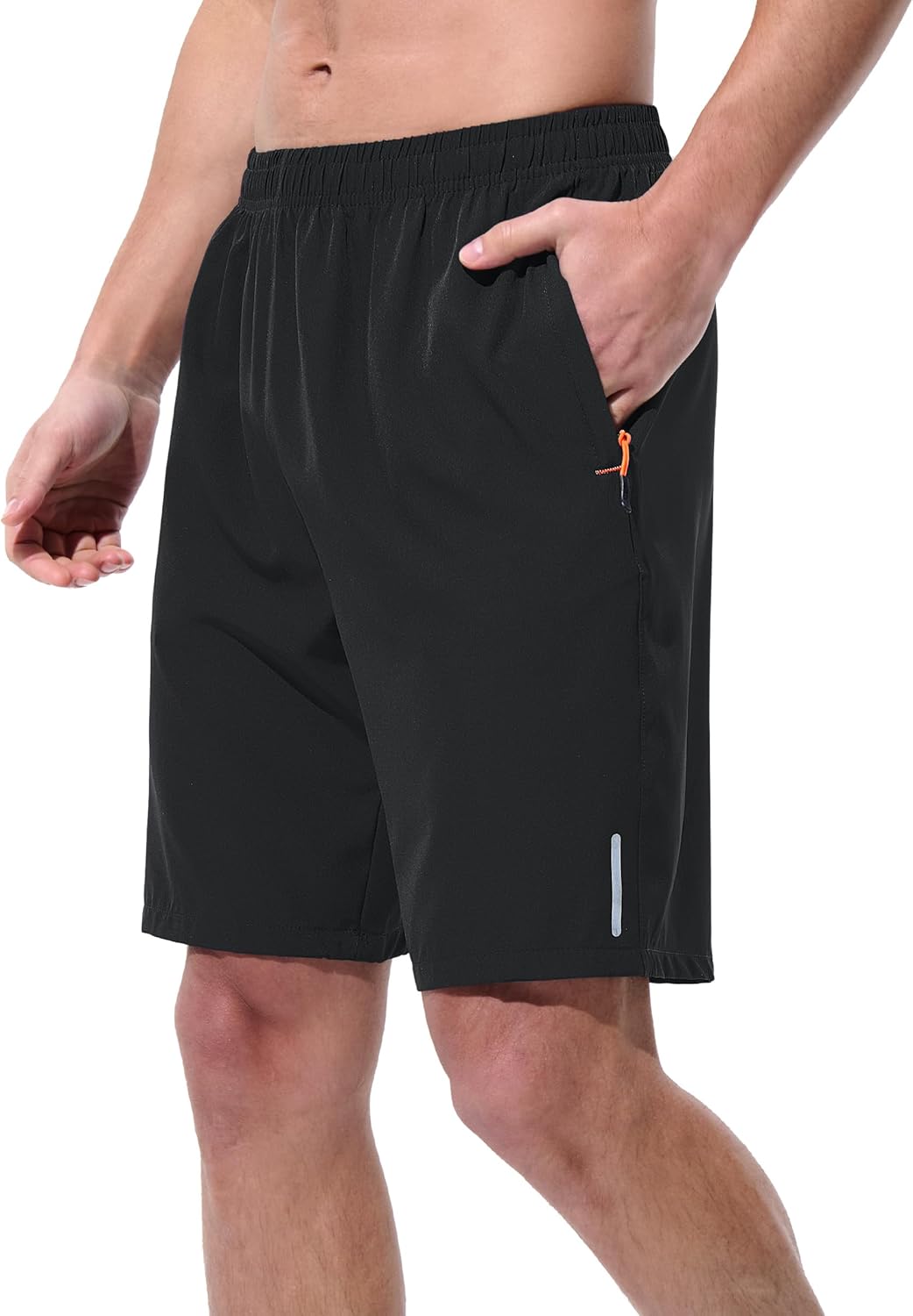 UIQUR Men's Athletic Shorts - Quick Dry Lightweight Workout Shorts with Zipper Pockets | 7"/9" Sizes