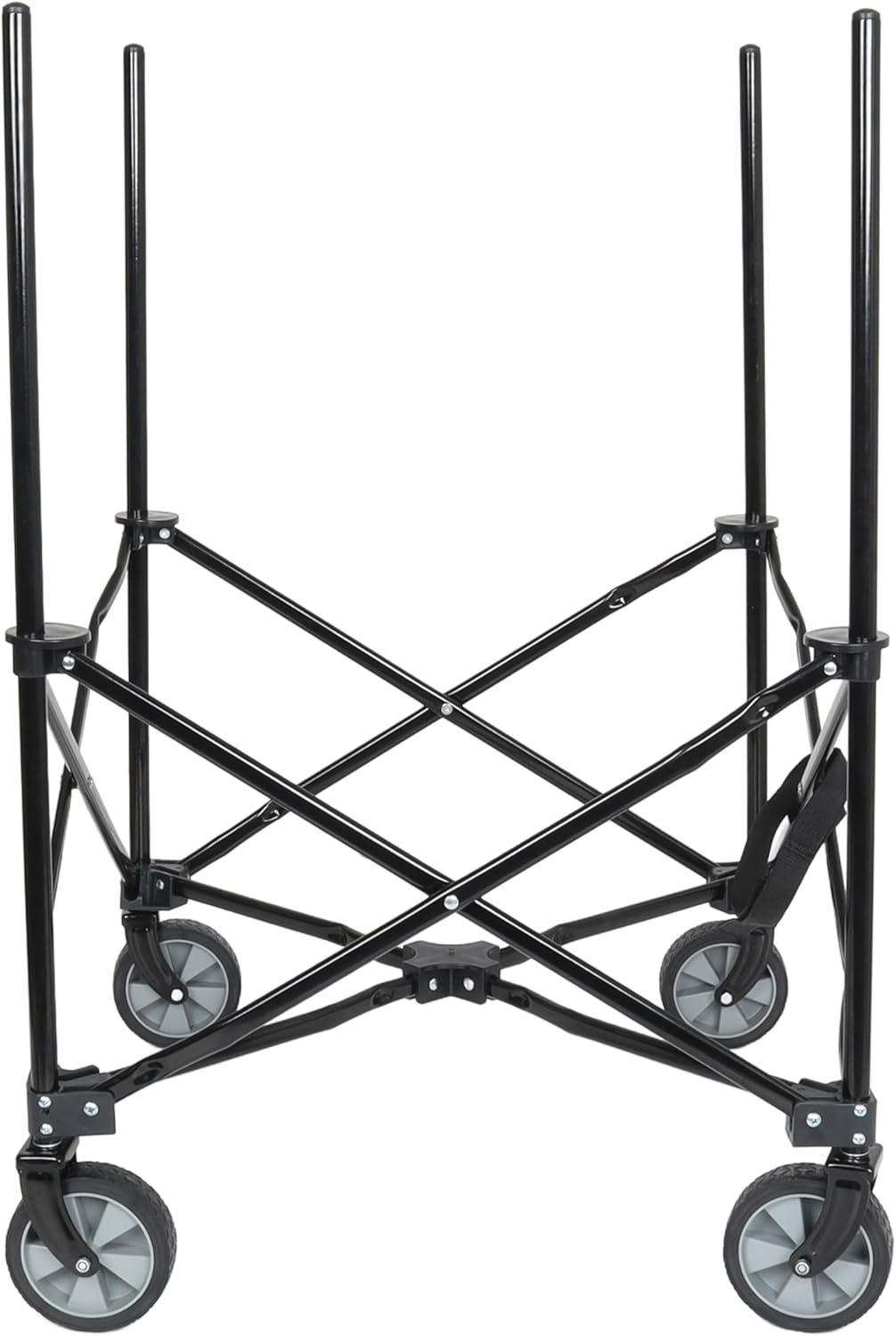 ZeHuoGe Rolling Ball Storage Cart - Collapsible Sports Equipment Organizer with Wheels | Multi-Sport Family Gym