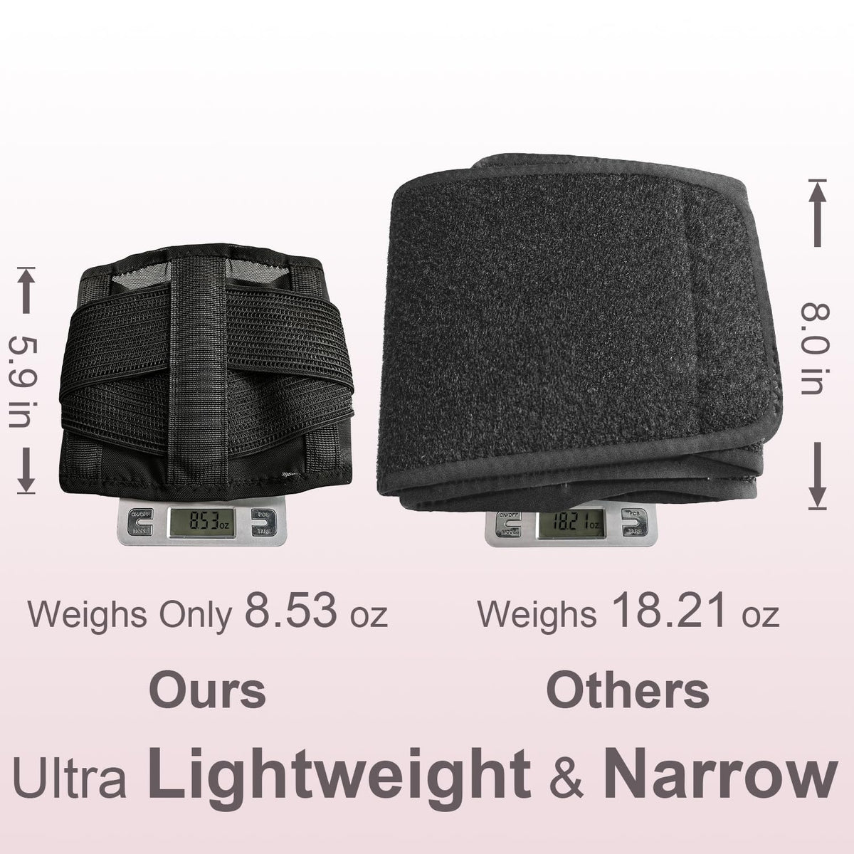 Regine Switzerland Ultra Breathable Back Brace - Lightweight Adjustable Lumbar Support for Pain Relief | Comfortable Compression for Sciatica & Scoliosis