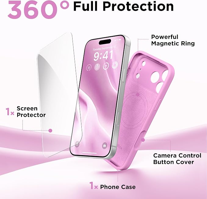GolbinBox Magnetic for iPhone 17 Pro Case, Compatible