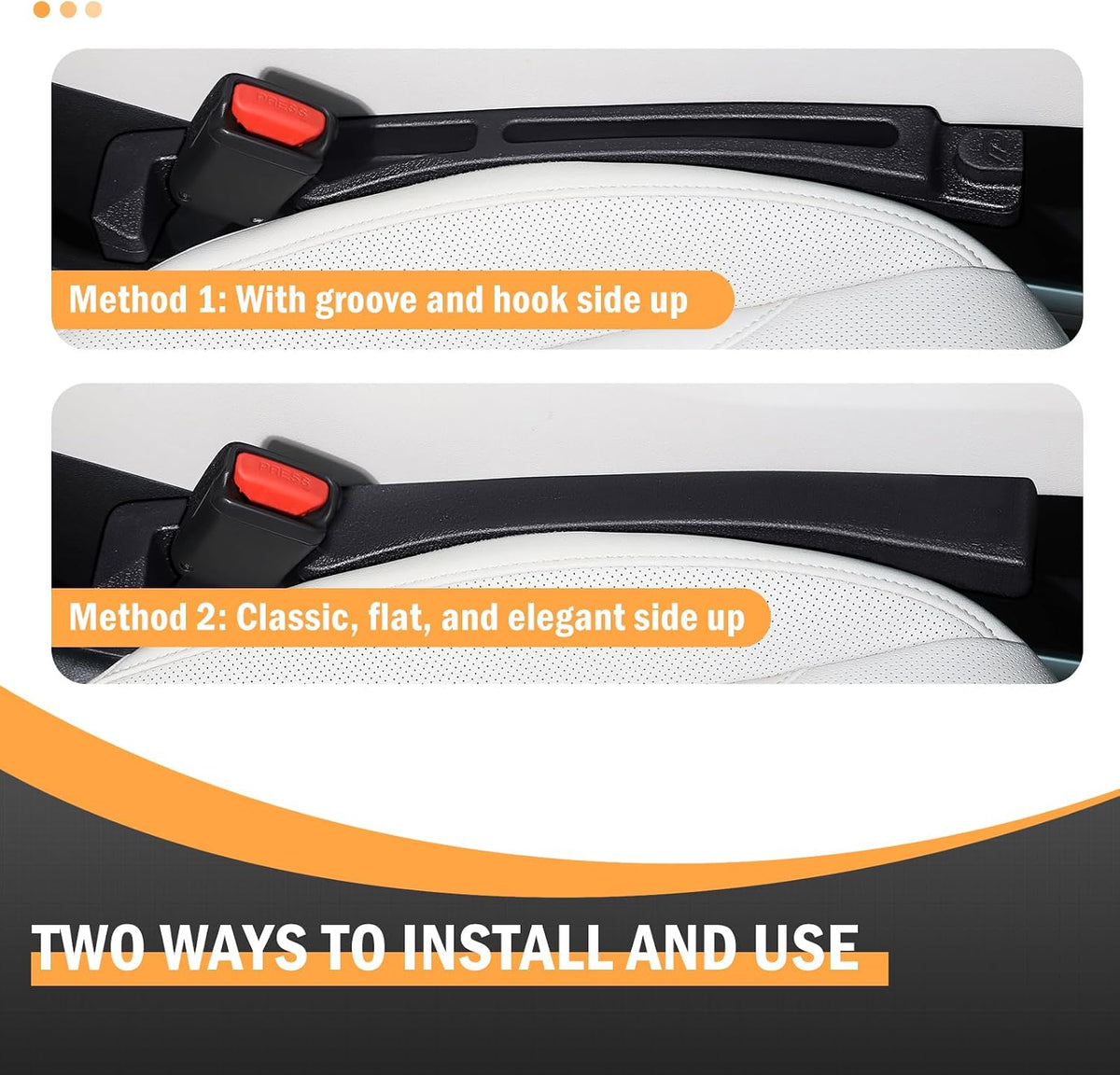 Car Seat Gap Filler 2 PCS for Jeep Wrangler 2006-2026
