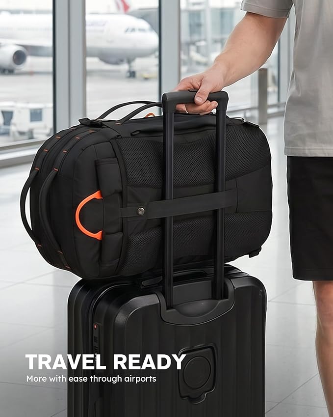 Tolaccea Travel Backpack for Men Women, 40L-50L Carry On Backpack