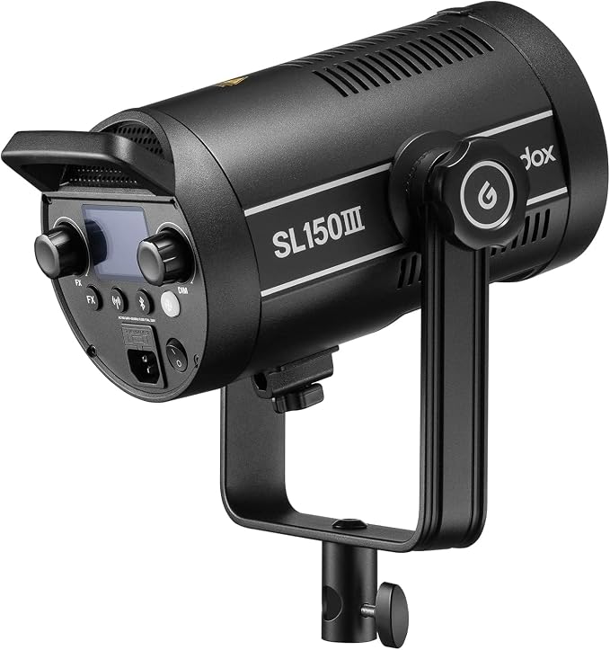 Godox SL150III 160W LED Video Light, 600Lux SL150W LED Continuous Light
