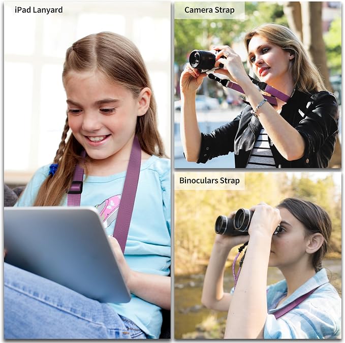 FIEIL Adjustable Shoulder Strap, Nylon Camera Strap, Comfortable Neck Strap