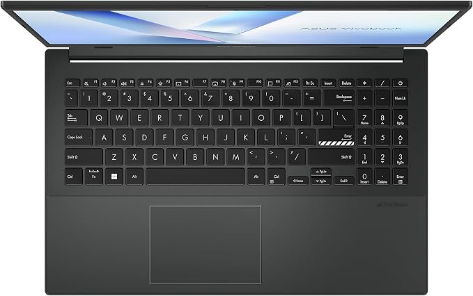 ASUS Vivobook Go 15 15.6” FHD 60Hz Laptop with Intel Processor N150, Intel UHD Graphics, 4GB RAM, 128GB SSD, Mixed Black