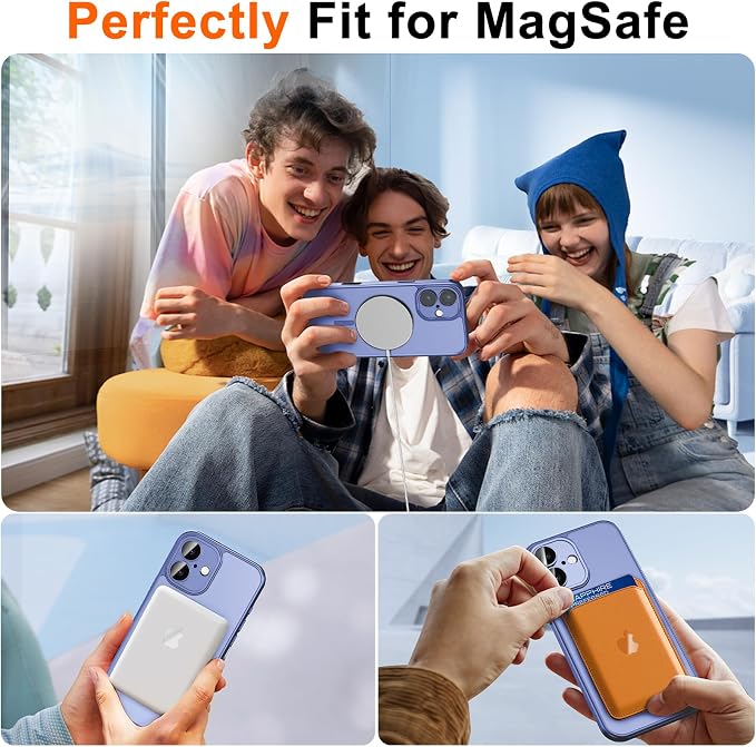 for iPhone 16 Case with Privacy Screen Protector and Camera Protection