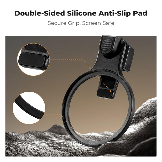 K&F CONCEPT 67mm Press-on ND2-32 Phone Lens Filter Kit, 16/15/14/13/12 Pro/Pro