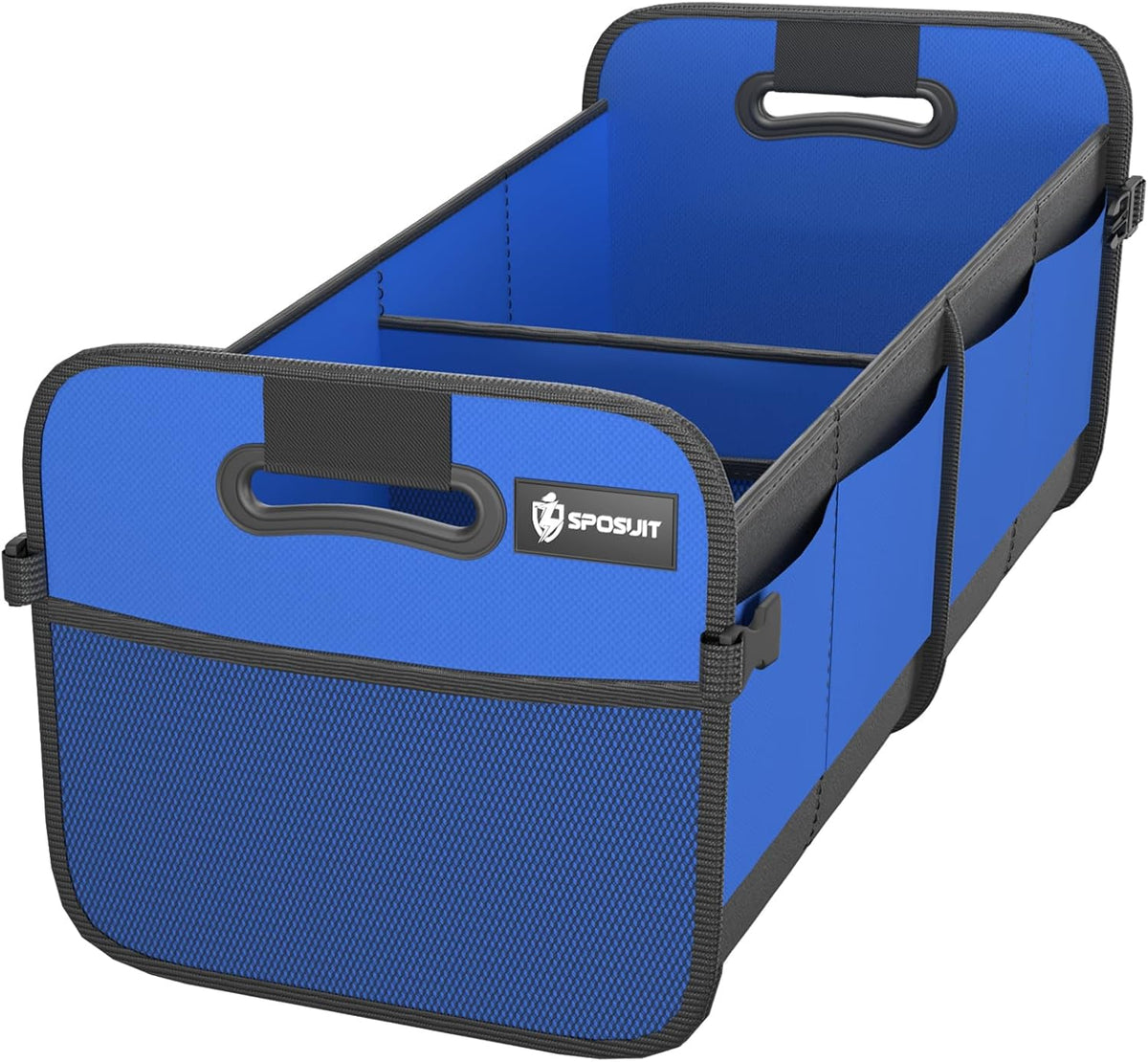 Sposuit Trunk Organizer for Car - 70L Collapsible Car Storage with 11 Pockets & Reinforced Handles, SUV Trunk Organizers for Grocery Cargo