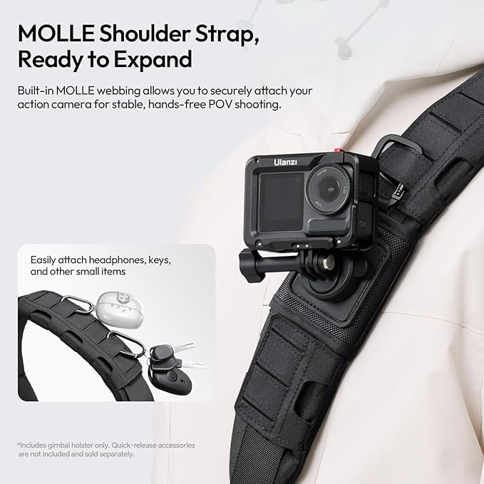 ULANZI CB01 Camera Sling Bag for Mirrorless DSLR Cameras & 3-Axis Gimbal