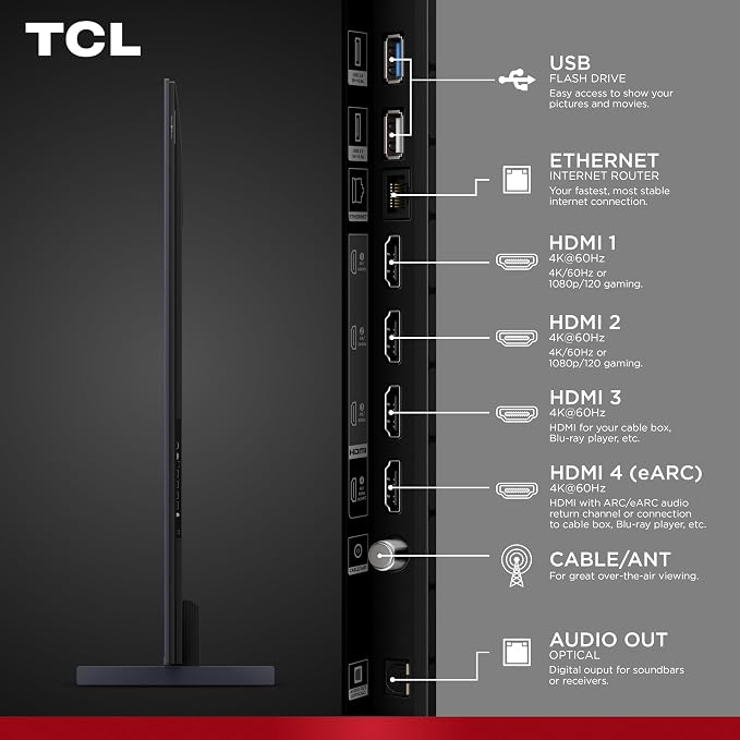 TCL 98 Inch Class QM64L Series | Mini LED QLED 4K HDR Smart Fire TV | 98QM64L, 2026 | 120Hz-144Hz High Brightness, Dolby Vision Atmos, Alexa+ Voice Remote AI Streaming Television | Amazon Exclusive