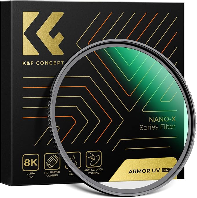 K&F CONCEPT 62mm Explosive-Proof MCUV Lens Protection Filter 28 Multi-Layer