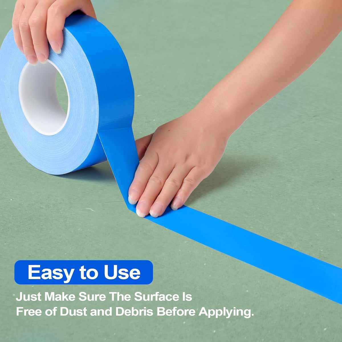 Pickleball Court Tape - 2in x 262FT Temporary Marking Kit for Indoor/Outdoor Courts | Non-Reflective