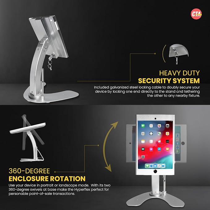 Dual Kiosk Stand- CTA Aluminum Stand