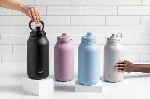 Ello Hydra 64oz Vacuum Insulated Stainless Steel Jug - Durable & Locking Design for Hydration